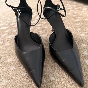 Cult Gaia Valez Ankle Strap Pointed Toe Pump